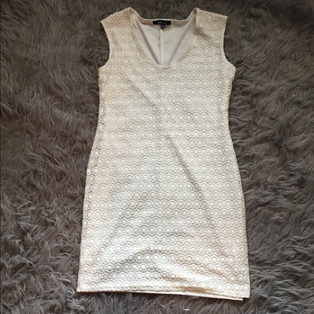 White lace dress